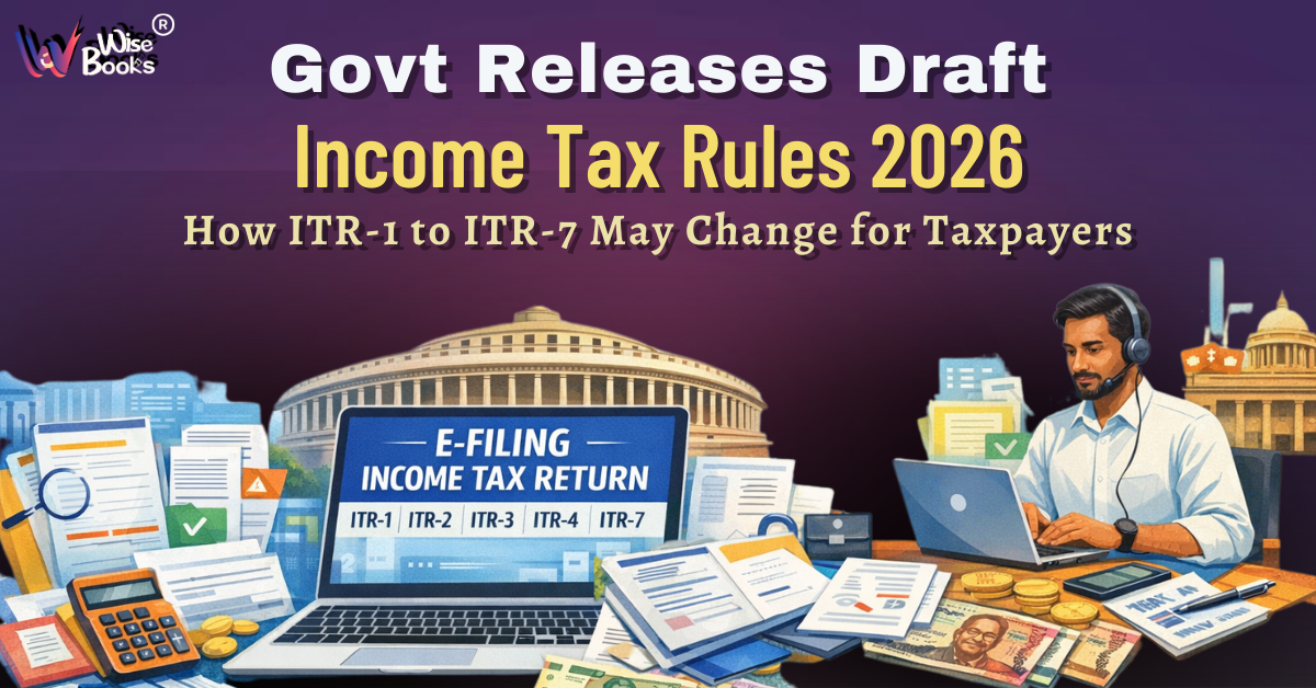 Draft Income Tax Rules 2026: How ITR-1 to ITR-7 Will Change From April 2026