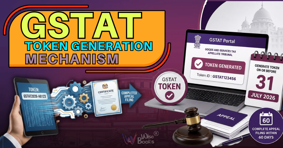 GSTAT Introduces Token Generation Mechanism for Appeals: What Every Taxpayer Must Know Before 31 July 2026